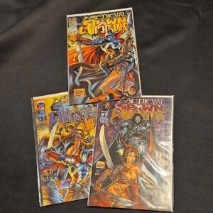 McFarlane BATT & BRANDO 90'S Spawn Witchblade CROSSOVER Comic Book Set